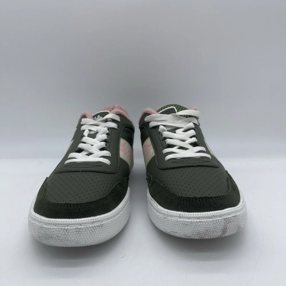 Kappa 222 Banda‎ Barnel Men's Size 9.5 Lifestyle Sneakers 82077 Green/Pink Shoes